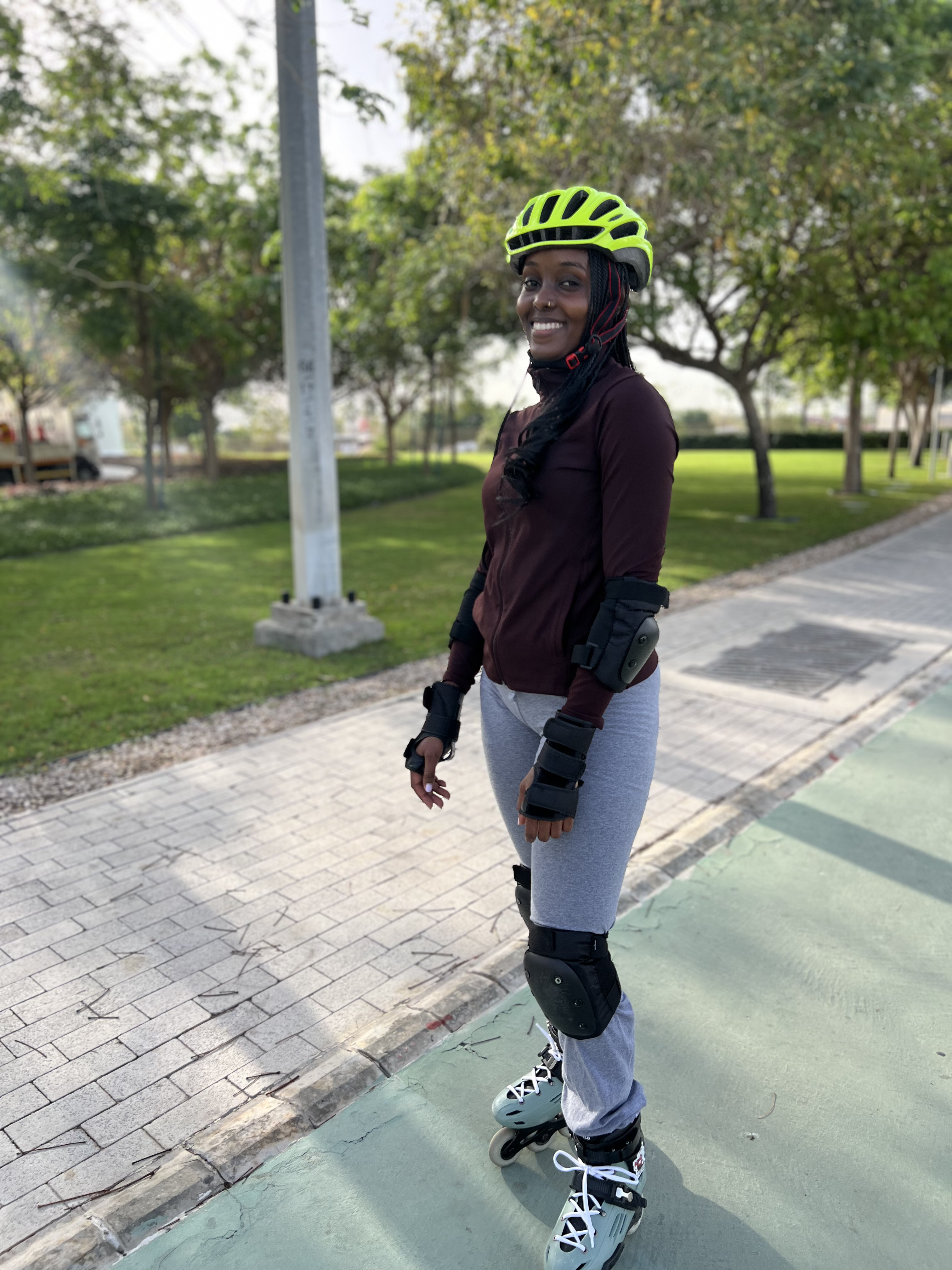Roller skaters rolling together from around the world